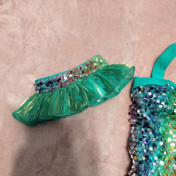 Weissman Let It Shine 6782 Sz IC S/M Bodice Skirt Competition Theater Choker - Picture 8 of 15